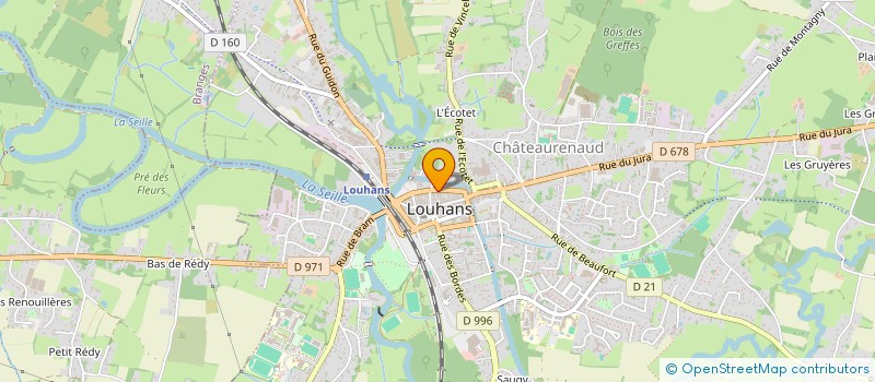 localisation de l'entreprise OLIB à LOUHANS