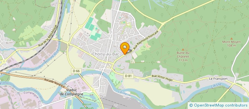 localisation de l'entreprise OLIB INVEST  CHOISY-AU-BAC