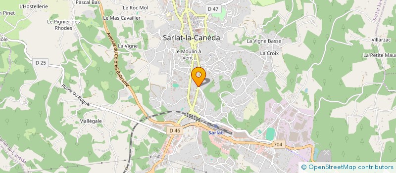 localisation de l'entreprise OLIBARY à SARLAT-LA-CANEDA
