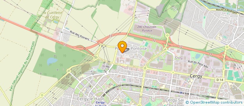 localisation de l'entreprise OLIBAT  PUISEUX-PONTOISE