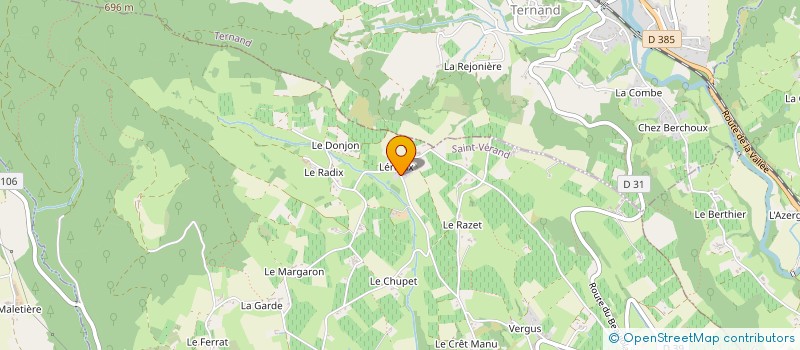 localisation de l'entreprise OLIBAY FRANCE  SAINT-VERAND