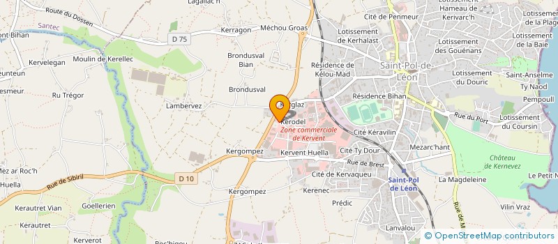localisation de l'entreprise OLIBEA  SAINT-POL-DE-LEON