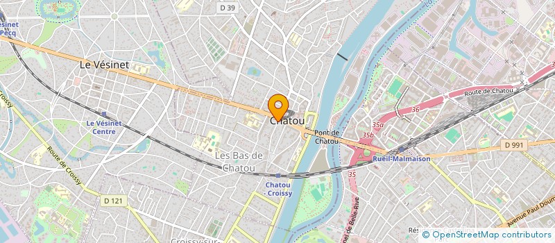 localisation de l'entreprise OLIBECA  CHATOU