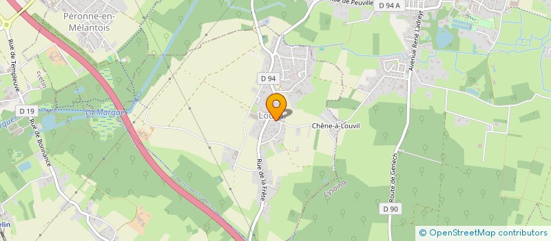 localisation de l'entreprise OLIBELLE  LOUVIL