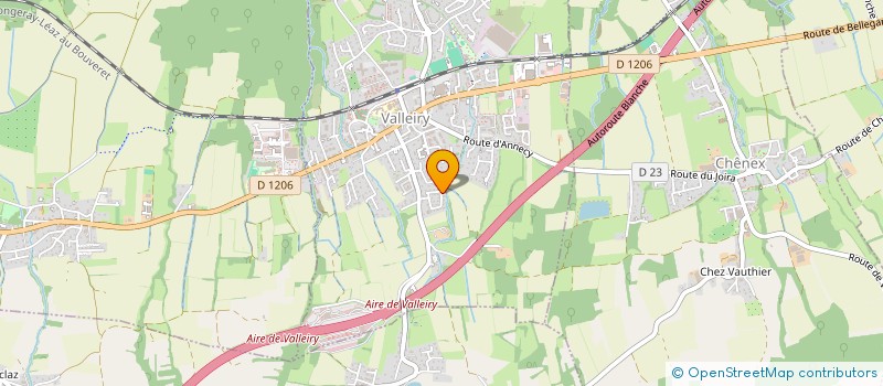 localisation de l'entreprise OLIBELLE  VALLEIRY