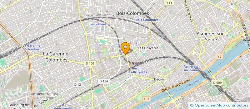 localisation de l'entreprise OLICA à BOIS-COLOMBES