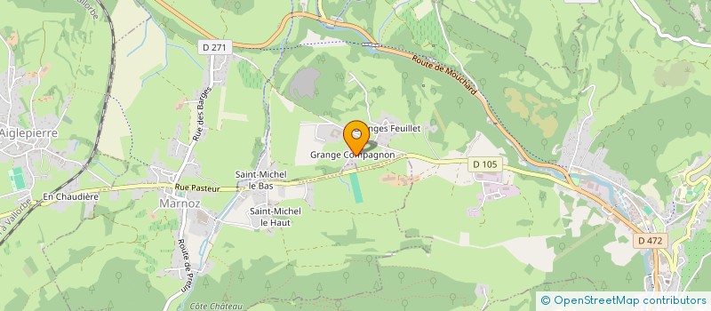 localisation de l'entreprise OLICA  SALINS-LES-BAINS