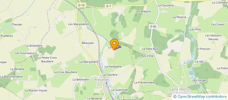 localisation de l'entreprise OLICA INVEST  PREVELLES