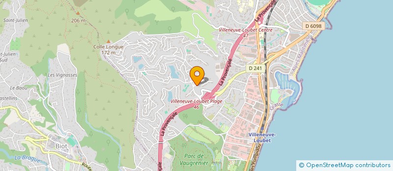 localisation de l'entreprise OLICABIOT à VILLENEUVE-LOUBET