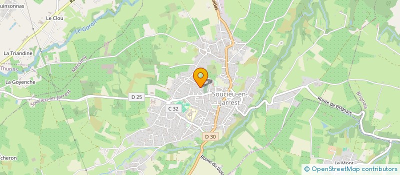 localisation de l'entreprise OLICALE  SOUCIEU-EN-JARREST