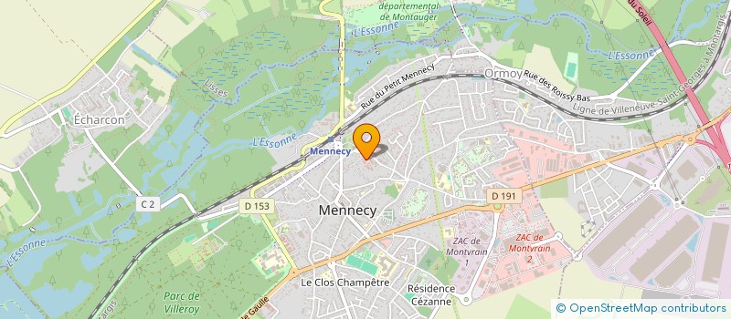 localisation de l'entreprise OLICANT à MENNECY