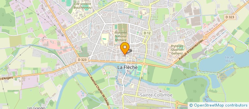 localisation de l'entreprise OLICED  LA FLECHE