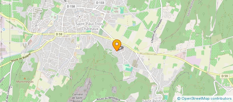 localisation de l'entreprise OLICEL  SAINT-PAUL-TROIS-CHATEAUX