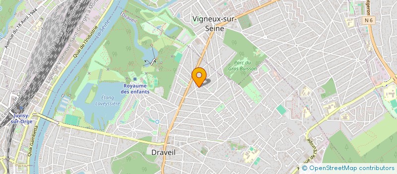 localisation de l'entreprise OLICENN à DRAVEIL