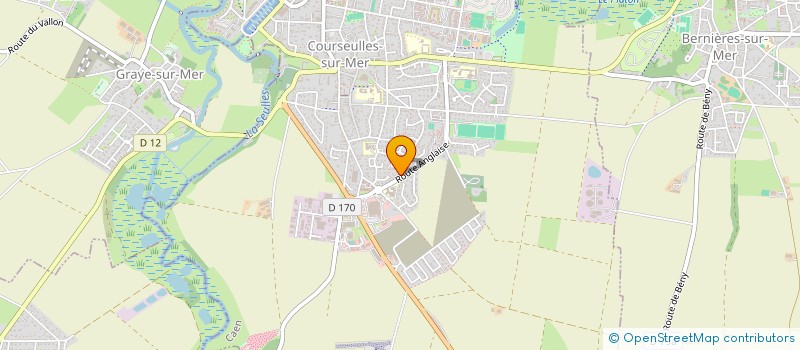 localisation de l'entreprise OLICOURS à COURSEULLES-SUR-MER