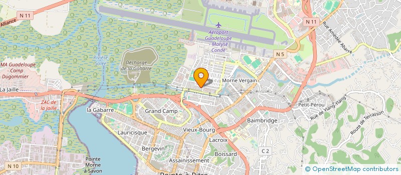 localisation de l'entreprise OLICOURSE  LES ABYMES