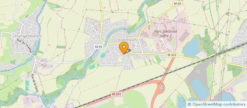 localisation de l'entreprise OLICRIS  HOLTZHEIM