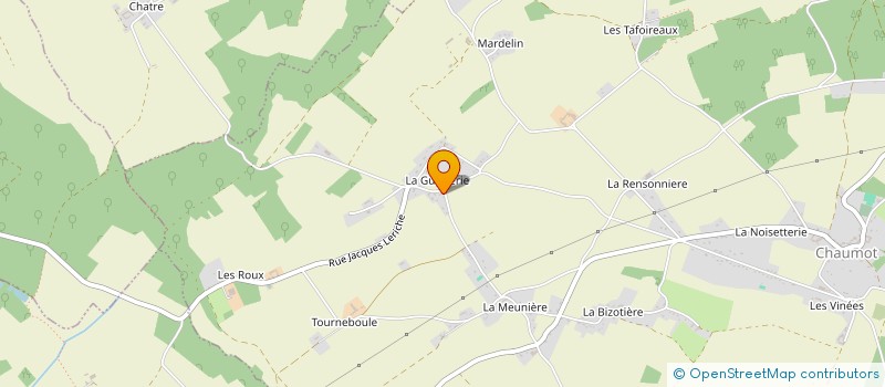localisation de l'entreprise OLICYN à CHAUMOT
