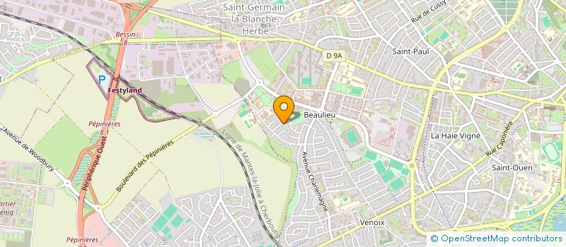 localisation de l'entreprise OLIDA  CAEN