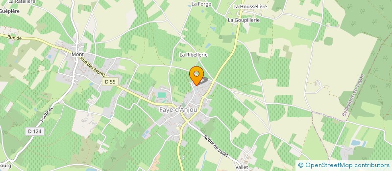 localisation de l'entreprise OLIDAM  BELLEVIGNE-EN-LAYON