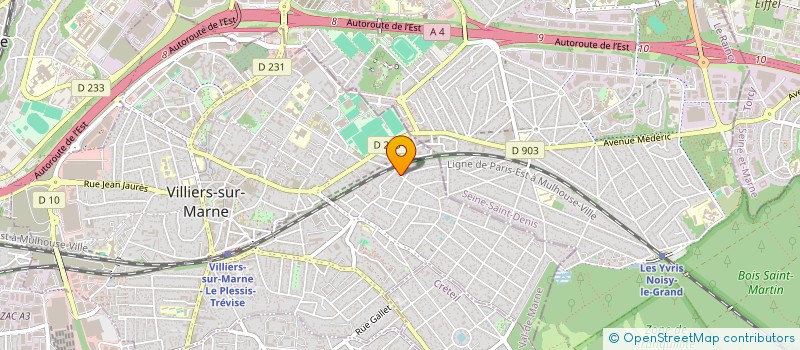 localisation de l'entreprise OLIDAN  VILLIERS-SUR-MARNE