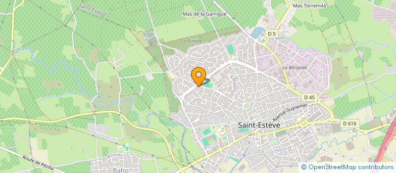 localisation de l'entreprise OLIDIN  SAINT-ESTEVE