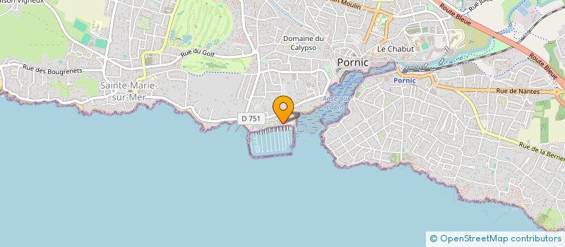 localisation de l'entreprise OLIDINE  PORNIC