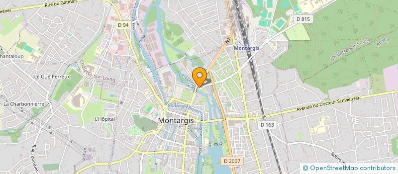 localisation de l'entreprise OLIDINE à MONTARGIS