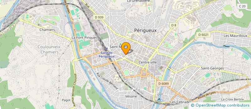 localisation de l'entreprise OLIER à PERIGUEUX