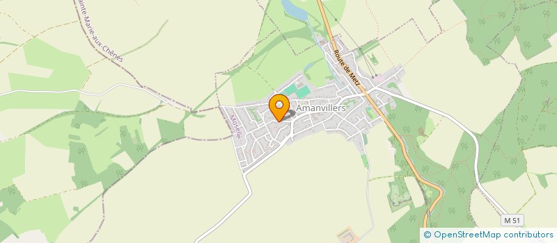 localisation de l'entreprise OLIER RODRIGUEZ  AMANVILLERS