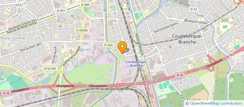 localisation de l'entreprise OLIEU XAVIER COORNAERT  COUDEKERQUE-BRANCHE