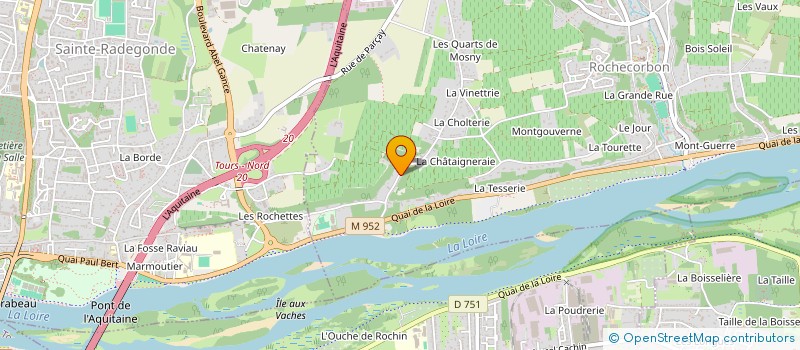 localisation de l'entreprise OLIFA à ROCHECORBON
