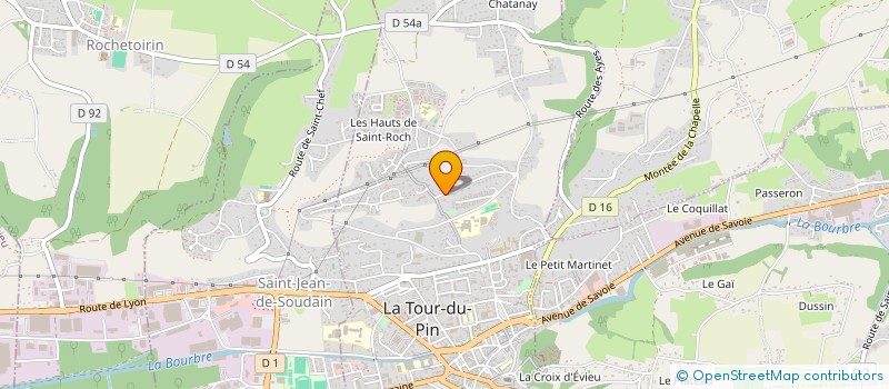 localisation de l'entreprise OLIFAB  LA TOUR-DU-PIN