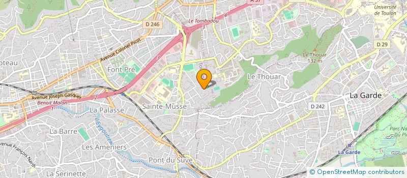 localisation de l'entreprise OLIFLEX à TOULON