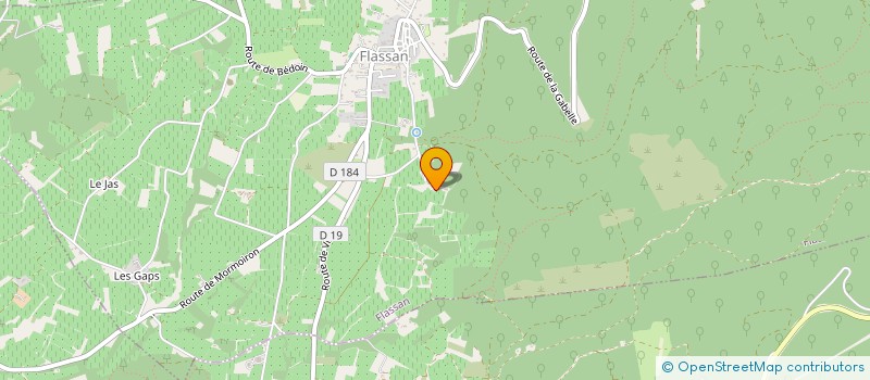localisation de l'entreprise OLIFLORA  FLASSAN