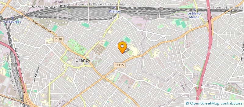 localisation de l'entreprise OLIFOR à DRANCY
