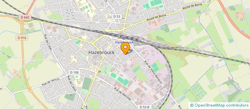 localisation de l'entreprise OLIG'EAU à HAZEBROUCK