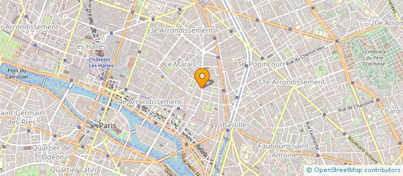 localisation de l'entreprise OLIGA  PARIS