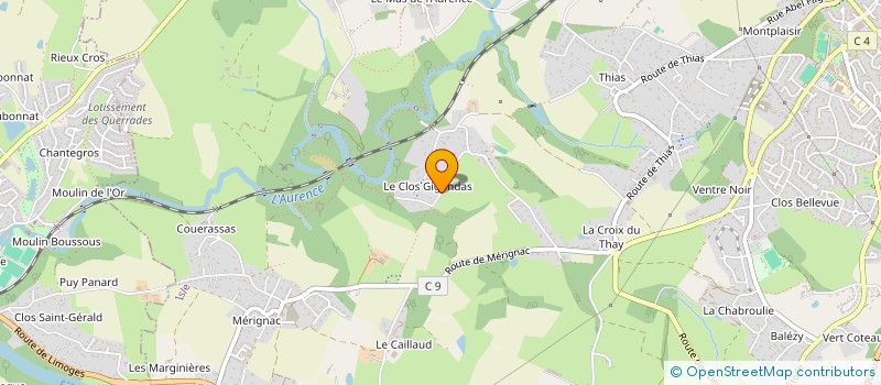 localisation de l'entreprise OLIGAB à ISLE