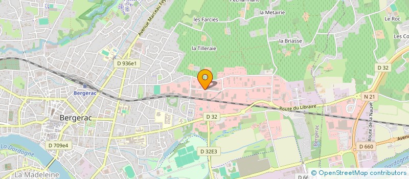 localisation de l'entreprise OLIGOBIO BERGERAC à BERGERAC