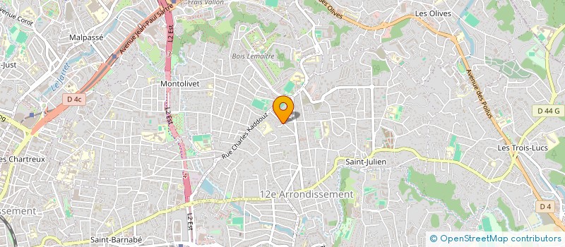localisation de l'entreprise OLIHAR SAINT CHRISTOPHE à MARSEILLE