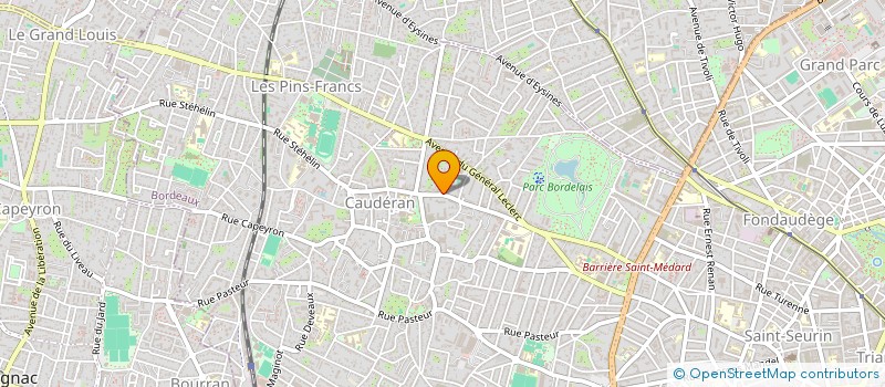 localisation de l'entreprise OLIJULES  BORDEAUX