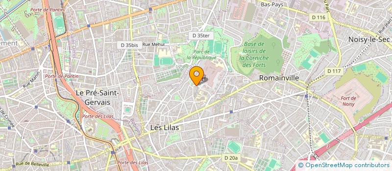 localisation de l'entreprise OLIKAR à LES LILAS