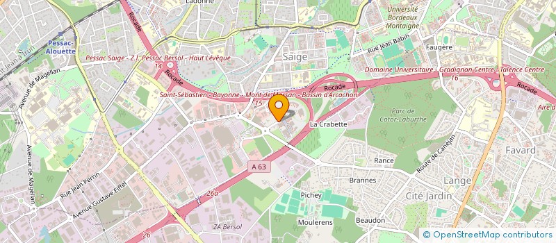 localisation de l'entreprise OLIKROM à PESSAC