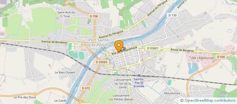 localisation de l'entreprise OLIM  SAINTE-FOY-LA-GRANDE