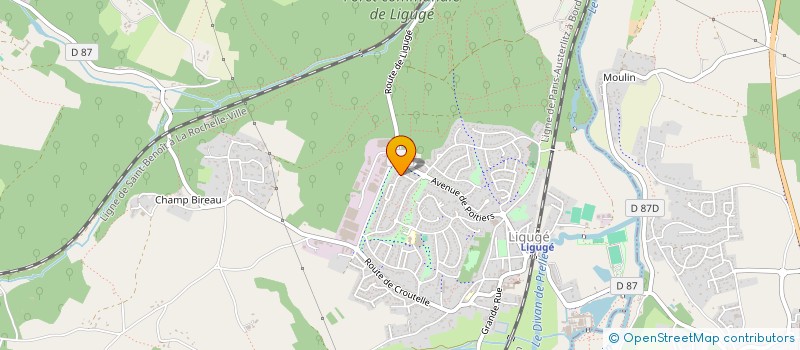 localisation de l'entreprise OLIM  LIGUGE