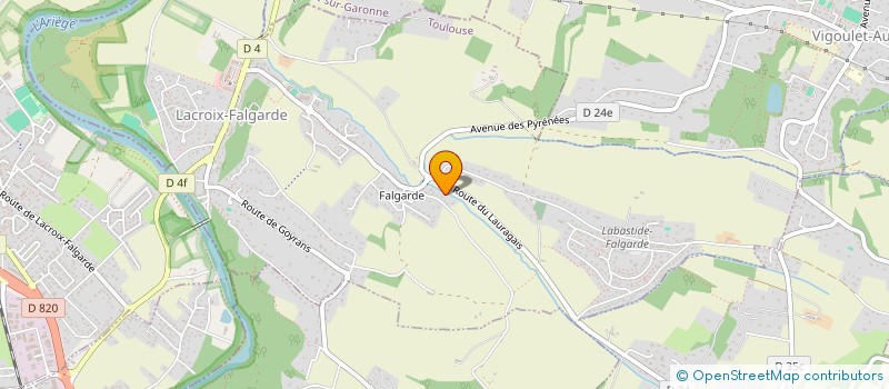 localisation de l'entreprise OLIMA  LACROIX-FALGARDE