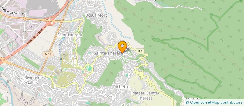 localisation de l'entreprise OLIMA EXPERTISE COMPTABLE à LA POSSESSION