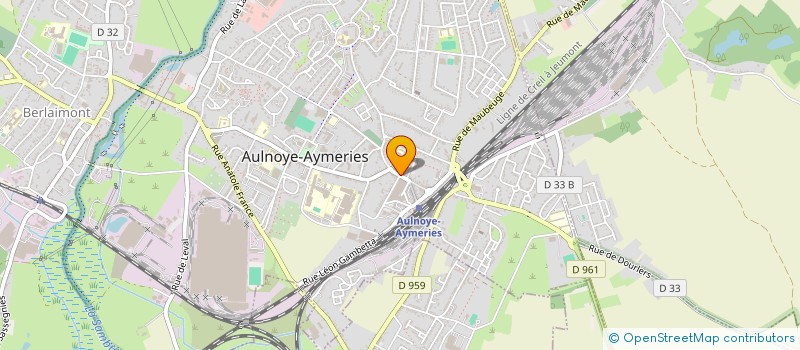 localisation de l'entreprise OLIMAG AND CO à AULNOYE-AYMERIES