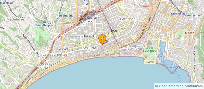 localisation de l'entreprise OLIMAJ DEVELOPPEMENT à NICE